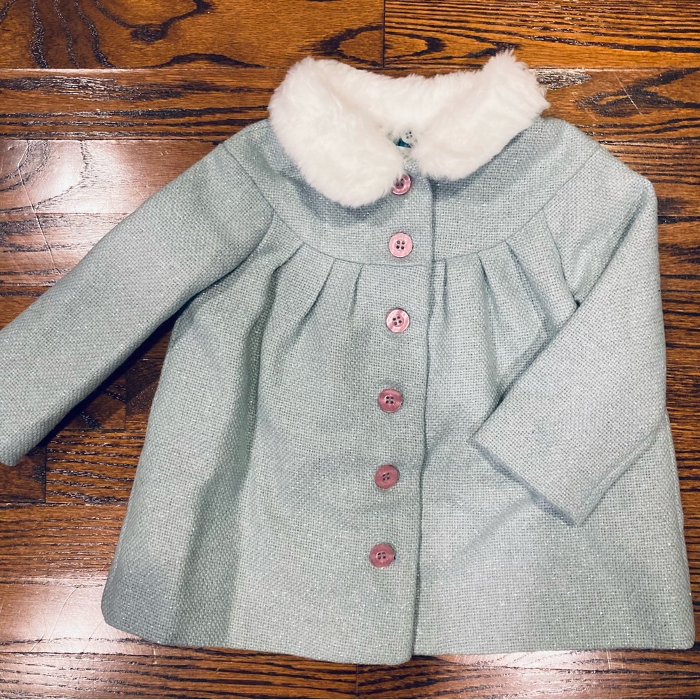 MARGHERITA Missoni Tweed Pea Coat, Size 2